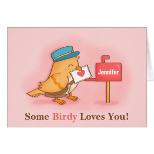 Some Birdy Loves You Cute Love Confession Pun