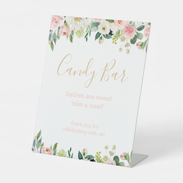 Some Bunny Baby Shower Candy Bar Favour Sign (Front)