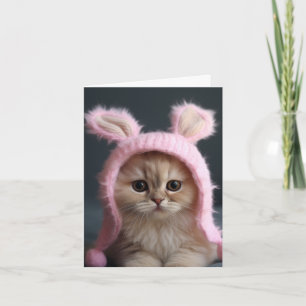 Some Bunny Cat Greeting Card