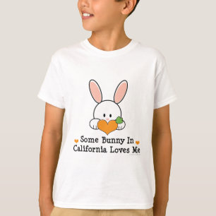 Some Bunny In California Loves Me Kids T-shirt