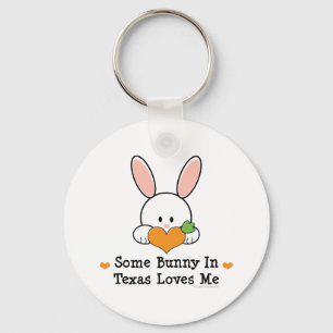 Some Bunny In Texas Loves Me Key Chain