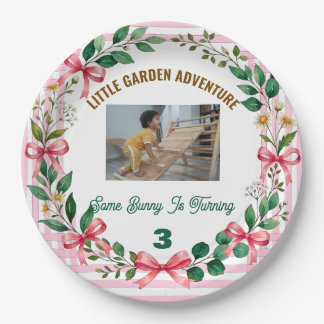 Some Bunny Is Having a Birthday Personalised Bunny Paper Plate