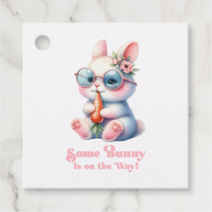 Some Bunny Is On the Way Baby Shower Favour Tags