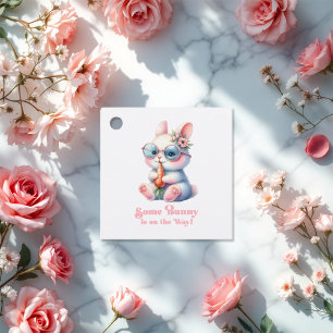 Some Bunny Is On the Way Baby Shower Favour Tags