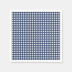 Some Bunny is One blue Gingham Birthday Napkin