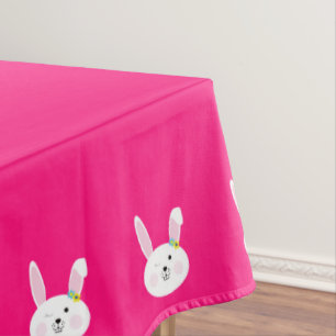 Some Bunny is One Cute Rabbit 1st Birthday Party Tablecloth