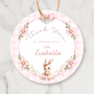 Some Bunny is Turning One 1st Birthday Favour Tags