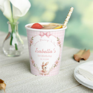 Some Bunny is Turning One 1st Birthday Paper Cups