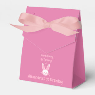 Some Bunny Is Turning One Birthday Favour Box
