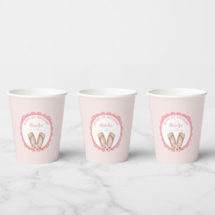 Some Bunny Is Turning One Pink Girl Paper Cups