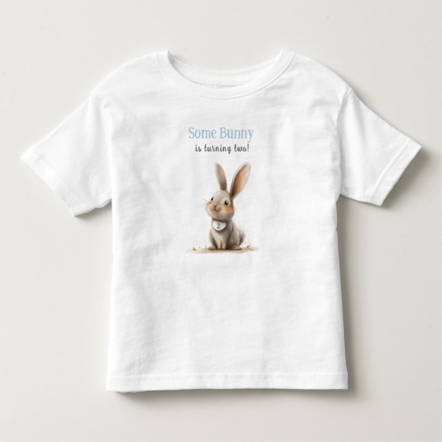 Some Bunny Kids Birthday Toddler T-Shirt (Front)