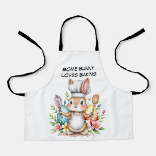 Some Bunny Loves Baking Apron