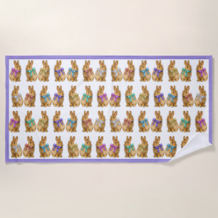 Some bunny loves me! Beach Towel