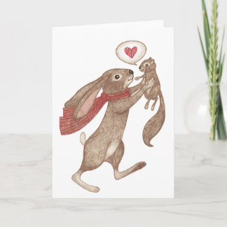 some bunny loves me holiday card