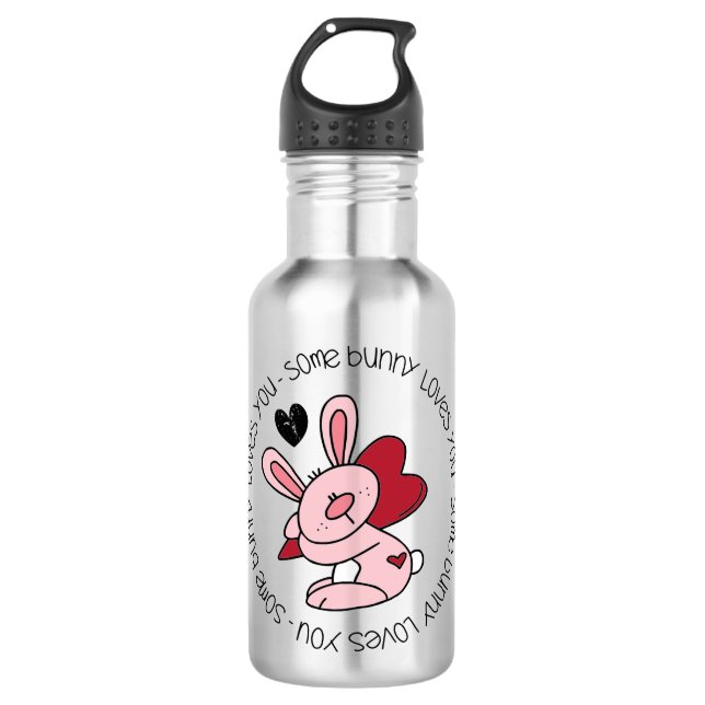 Some Bunny Loves You 710 Ml Water Bottle (Front)