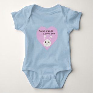 Some Bunny Loves You Baby Bodysuit