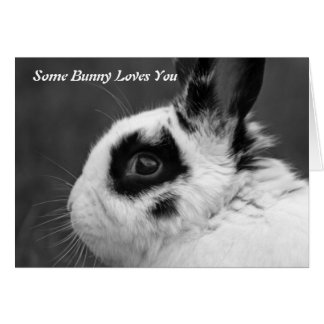 Some bunny loves you card