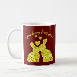 SOME BUNNY LOVES YOU COFFEE MUG