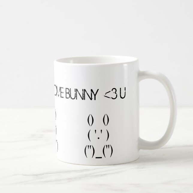 Some bunny loves you coffee mug (Right)
