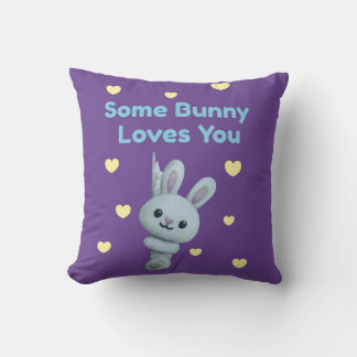 Some Bunny Loves You Cushion
