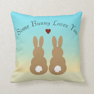 Some Bunny Loves You Cushion
