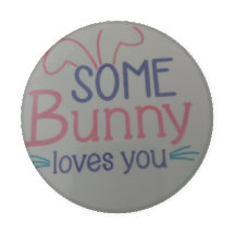 some bunny loves you Easter coasters