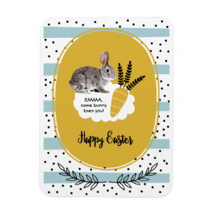 Some Bunny Loves You. Easter Gift Magnets