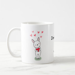 Some bunny loves you gift cute Custom name mug