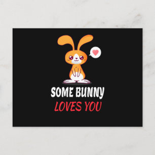Some Bunny Loves You In Partnership Postcard