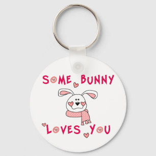 Some Bunny Loves You Key Ring