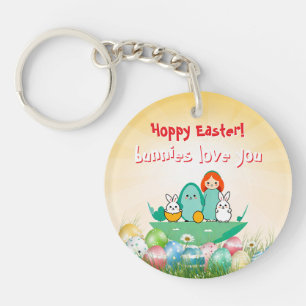 Some bunny loves you key ring