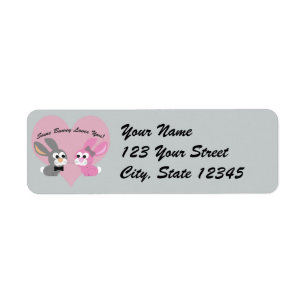 Some bunny Loves You! Return Address Label