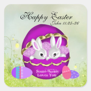 Some Bunny Loves You Sticker