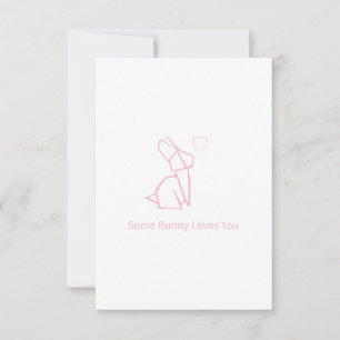 Some Bunny Loves You Thank You Card