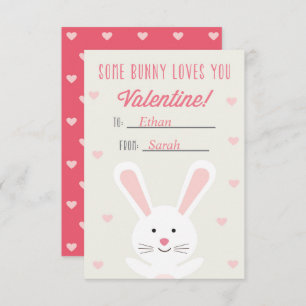 Some Bunny Loves You Valentine Card