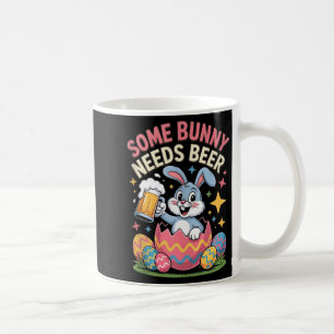Some bunny needs beer funny easter party tank coffee mug