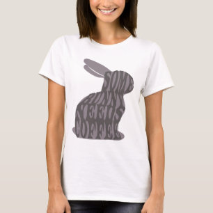 Some Bunny Needs Coffee Easter Bunny Coffee Lover  T-Shirt