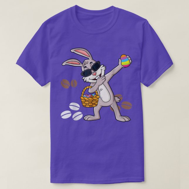 Some Bunny Needs Coffee Funny Easter Bunny Rabbit  T-Shirt (Design Front)