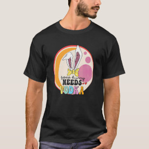 Some Bunny Needs Vodka  Easter Drinking Glasses T-Shirt
