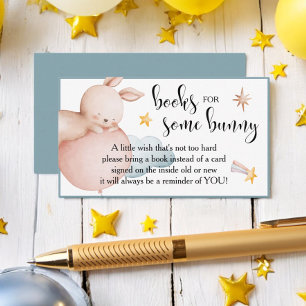 Some Bunny Shooting Star Books for Baby Shower Enclosure Card