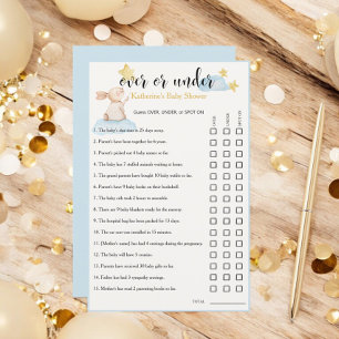 Some Bunny Starry Over Under Shower Guessing Game