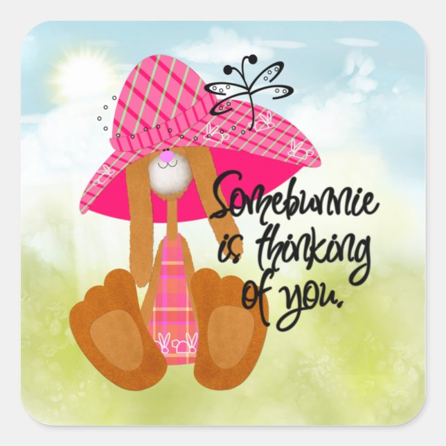 Some Bunny Sticker (Front)