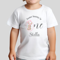 Some Bunny T-Shirt 1st Birthday Outfit