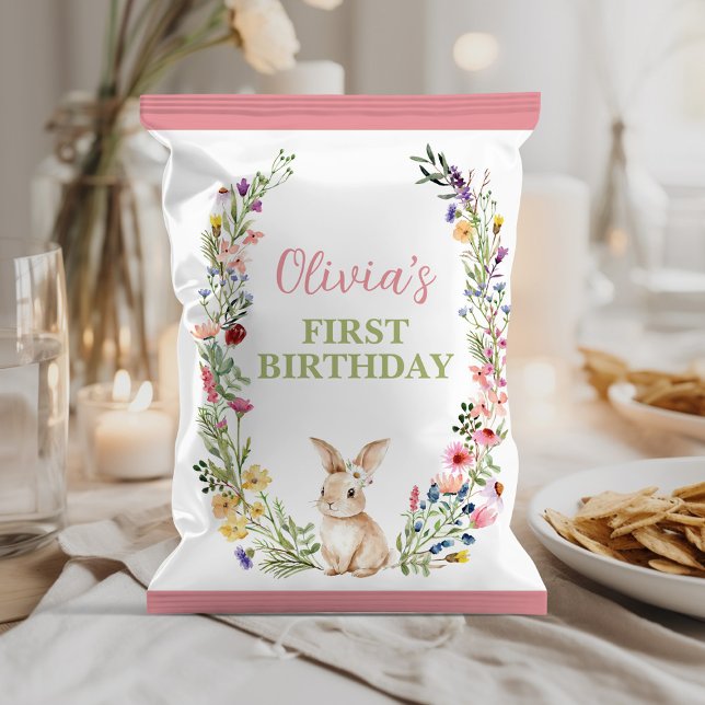 Some Bunny Wildflower Birthday Chip Bag Wrapper (Creator Uploaded)
