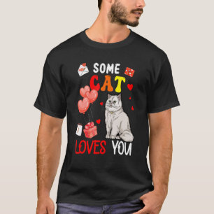 Some Cat Loving You Valentine's Day Animal T-Shirt