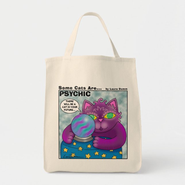 Some Cats Are Psychic Tote (Front)