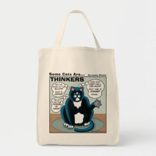 Some Cats Are Thinkers Tote Bag