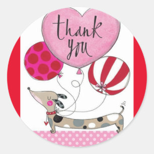 Some common tags for Zazzle thank you stickers cou