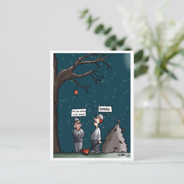 Some Day Fall Postcard (Standing Front)