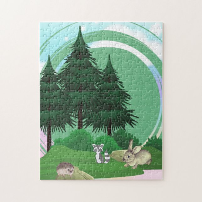 some forest friends  jigsaw puzzle (Vertical)